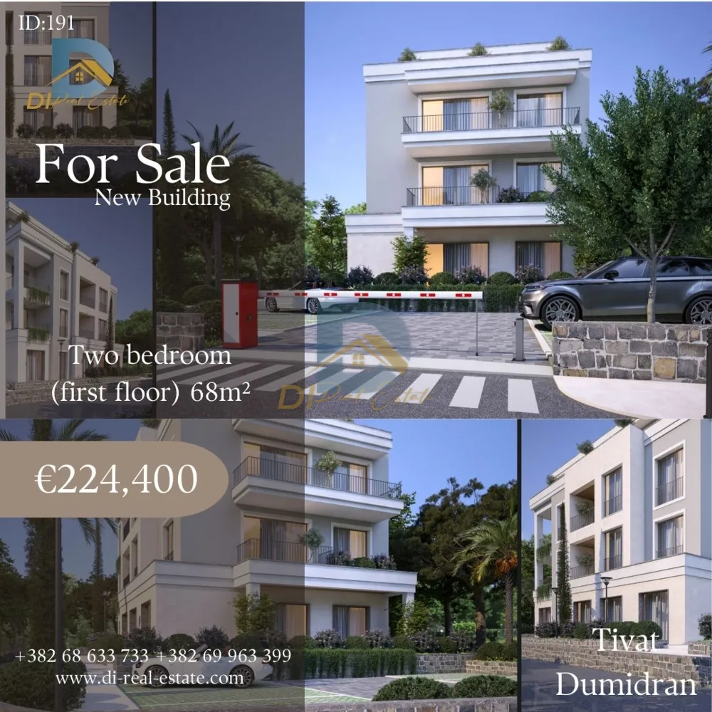 Appartamento con 2 camere da letto in vendita | Tivat